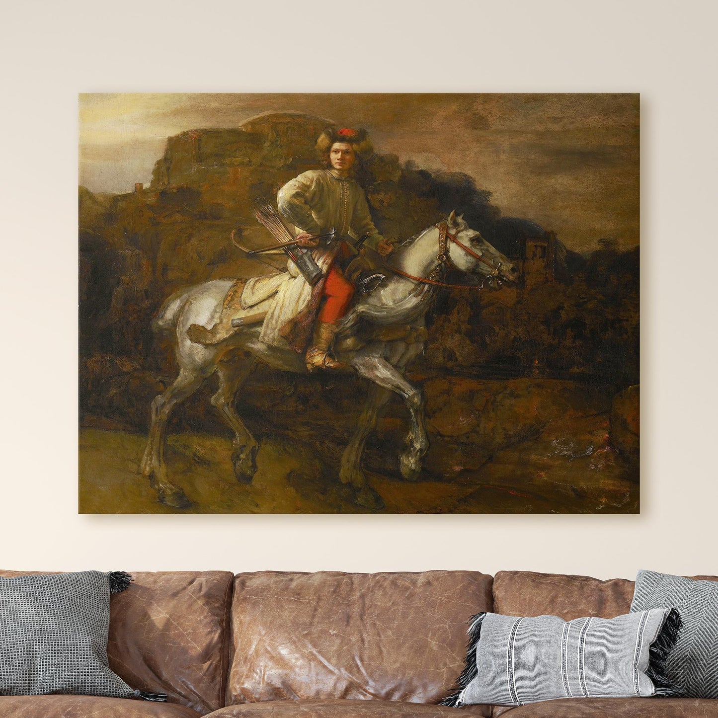 The Polish Rider 1655 - Rembrandt Van Rijn