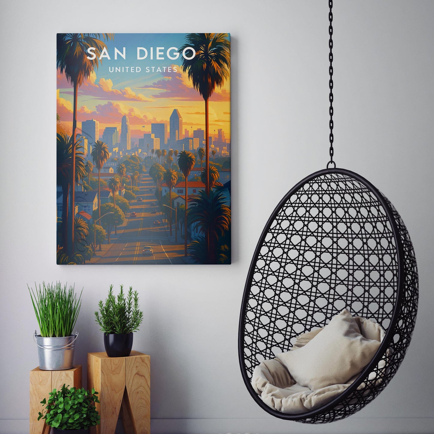 San Diego Travel Poster