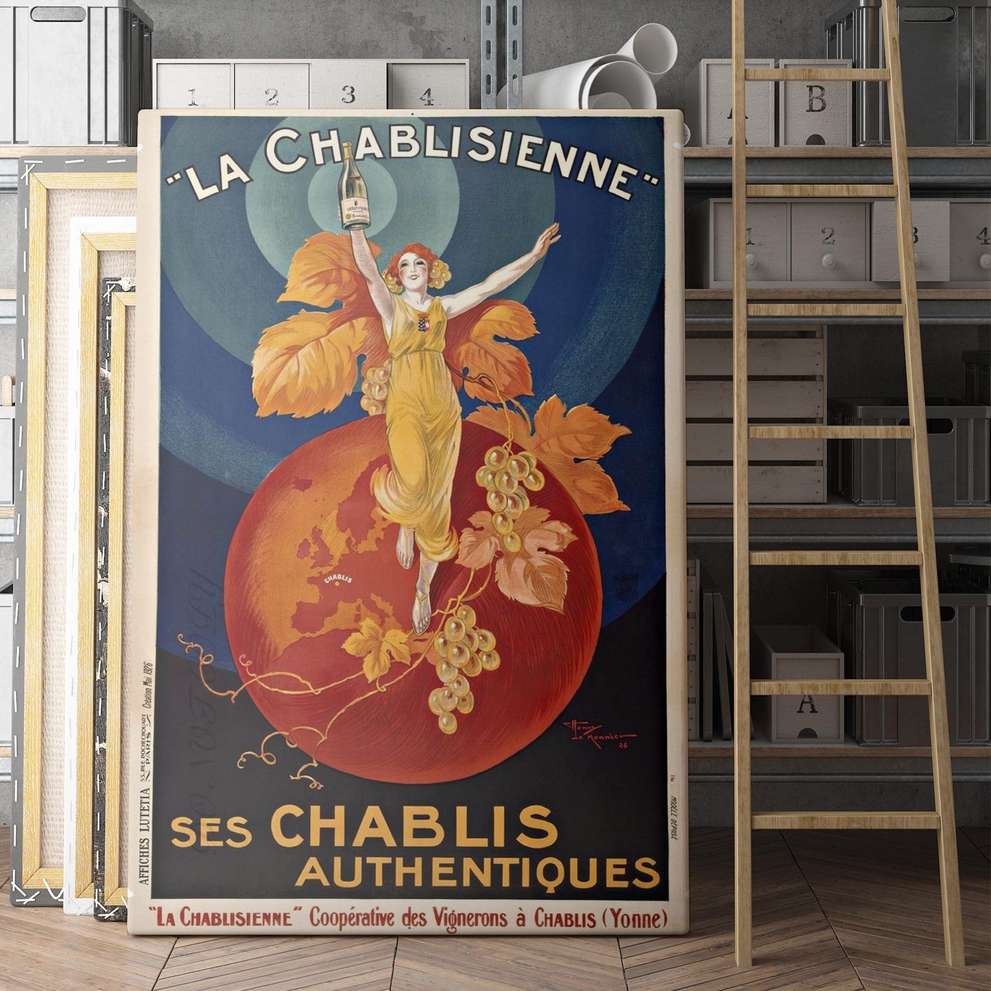 La Chablisienne Vintage Ad