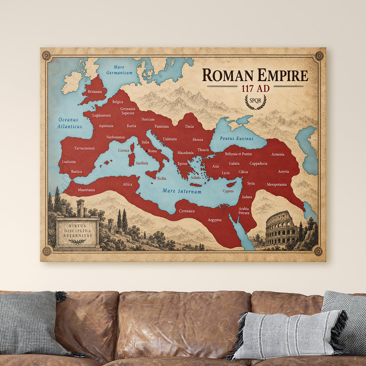 The Roman Empire At Its Peak, 117 AD