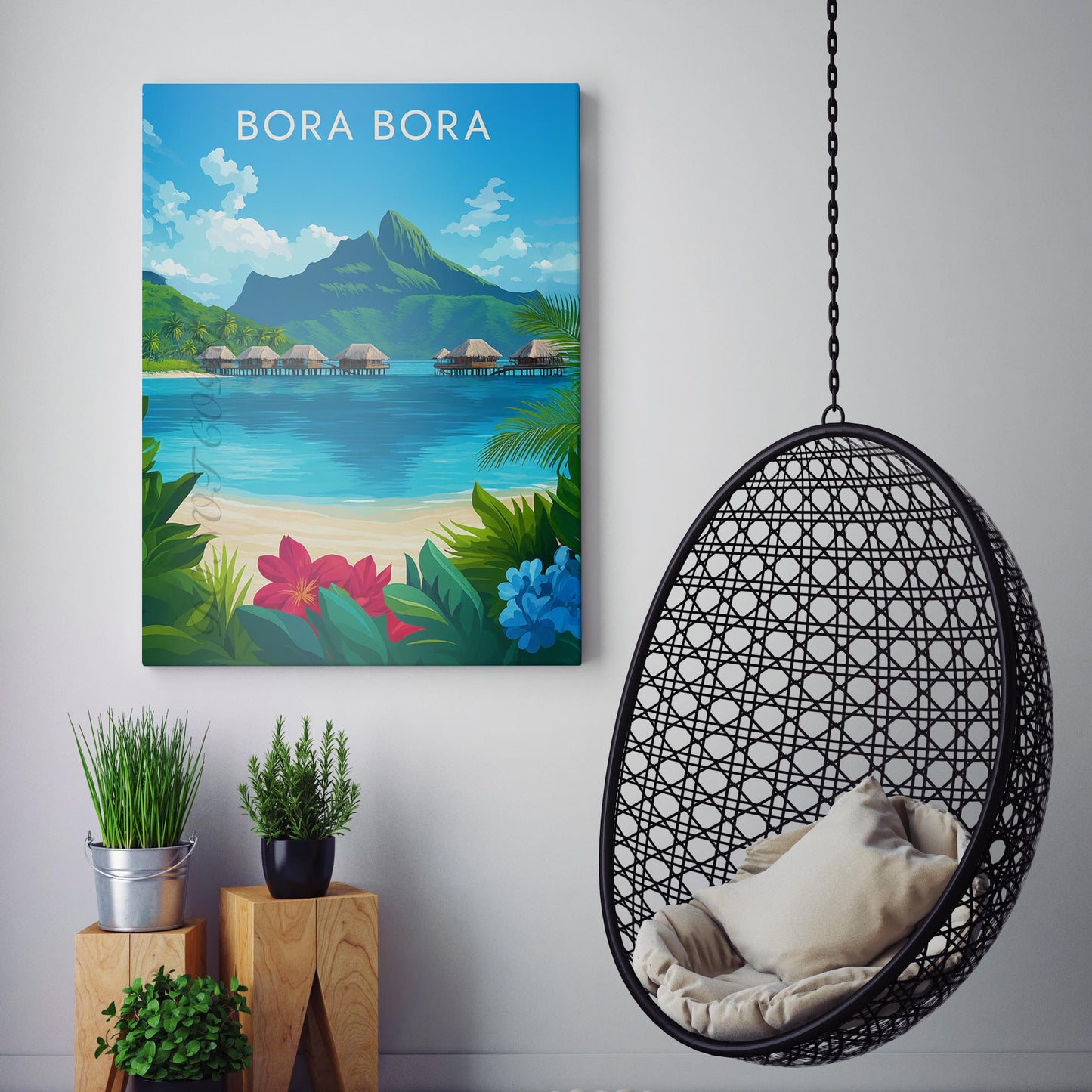 Bora Bora Travel Poster