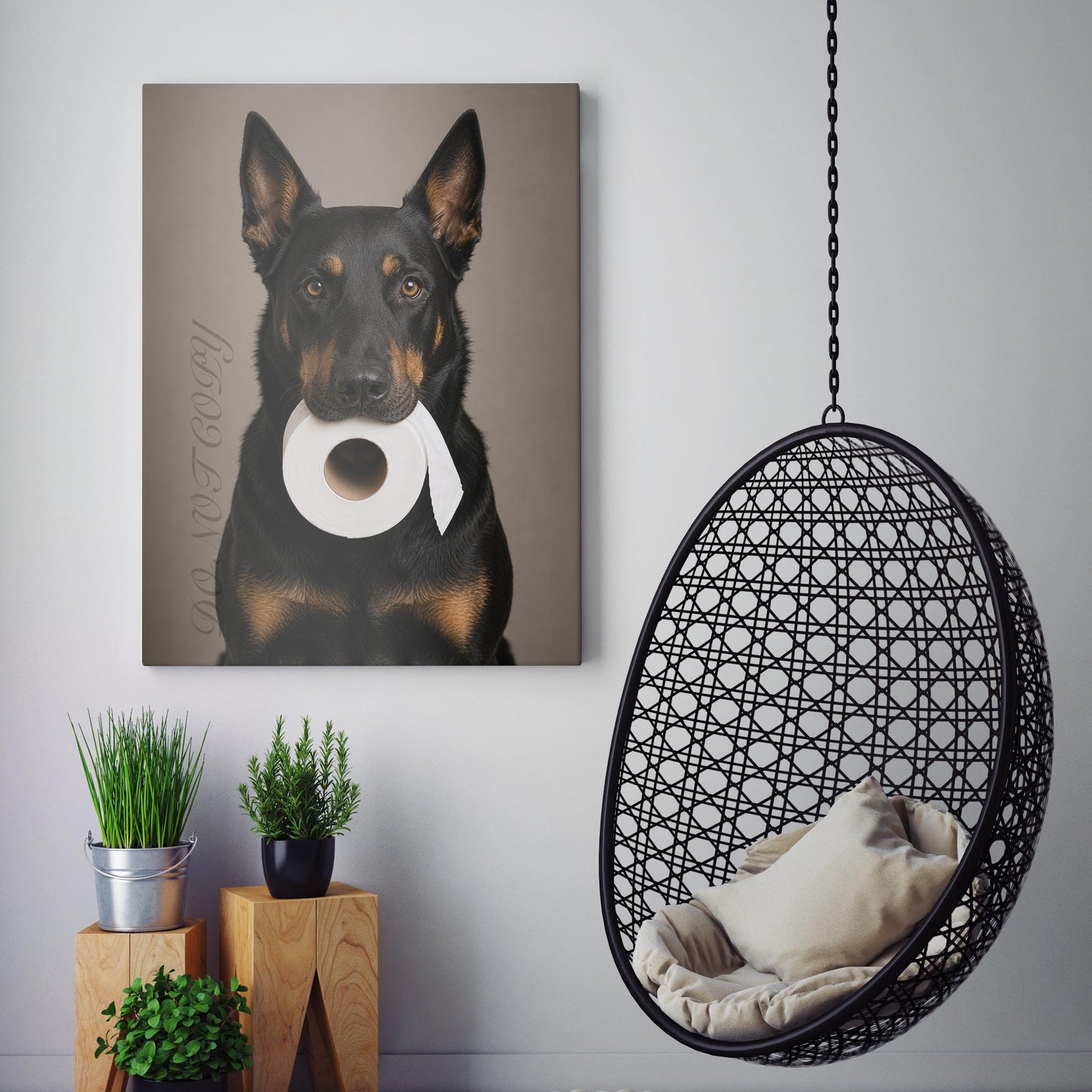 Beauceron Dog Toilet Paper