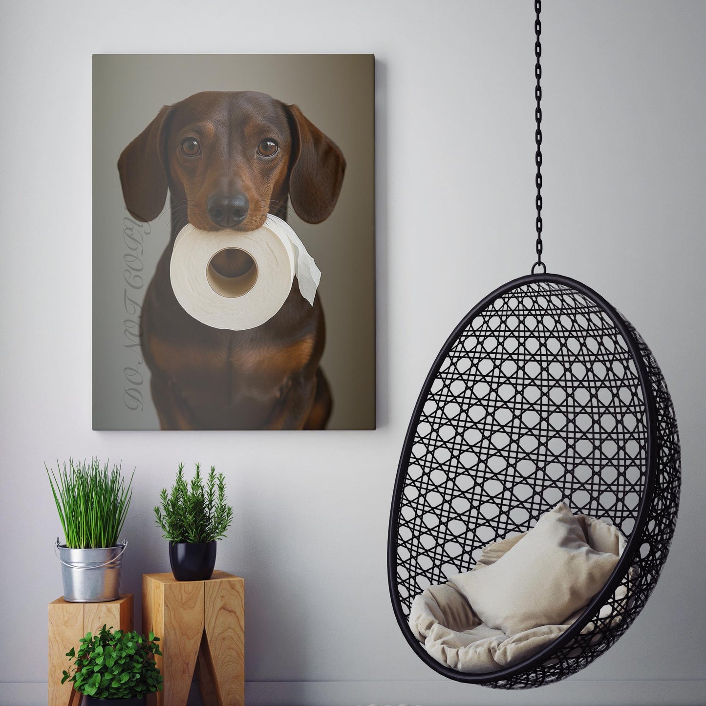 Dachshund Dog Toilet Paper