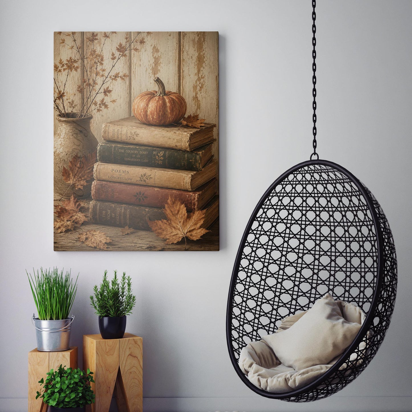 Pumpkin and Books