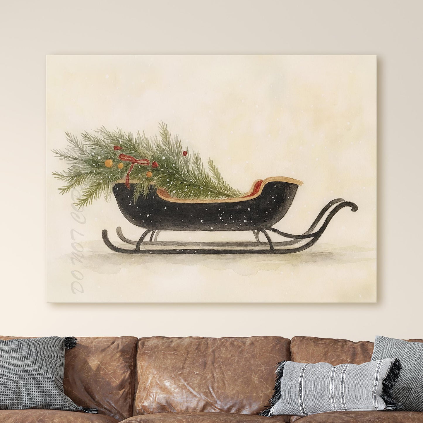 Santa Christmas Sleigh