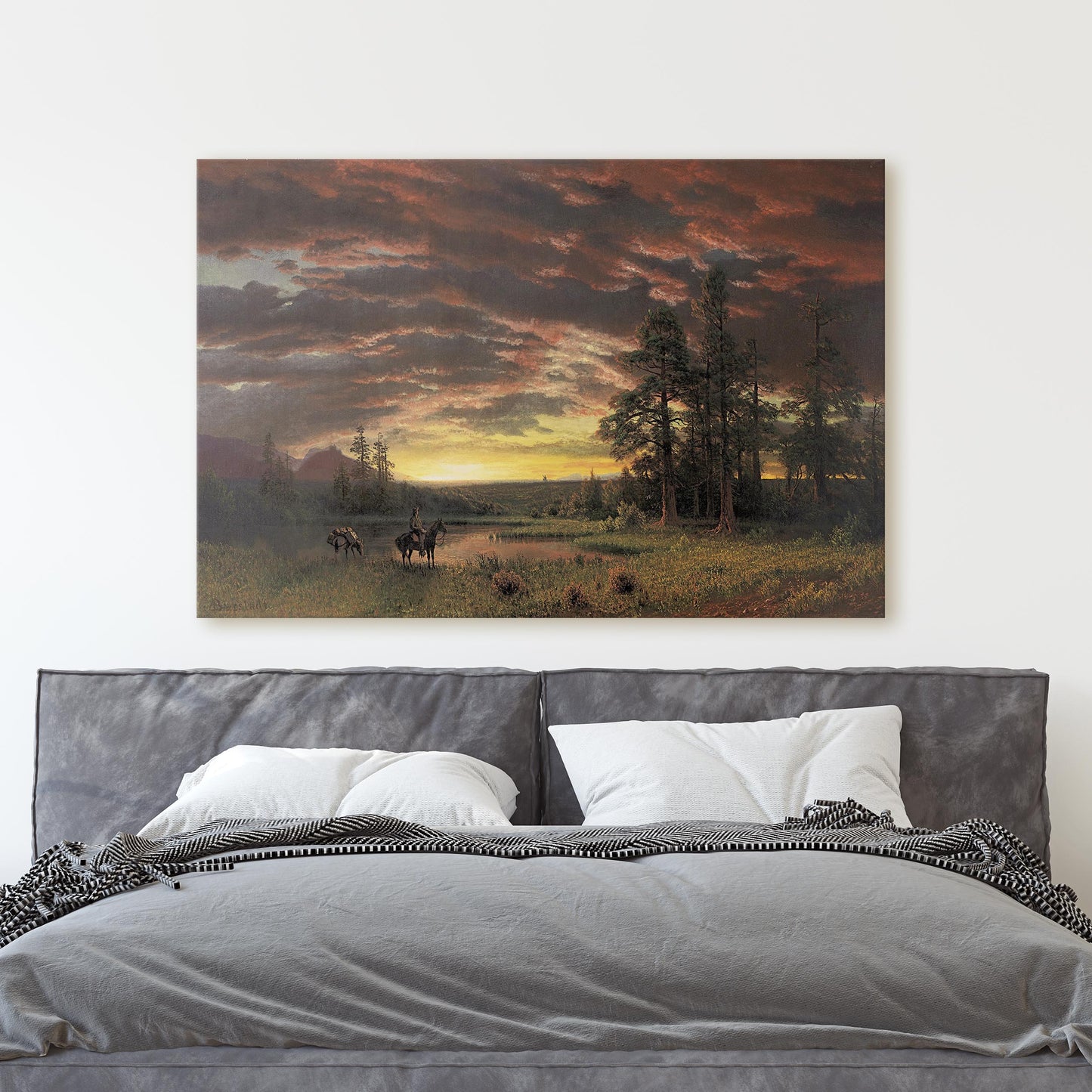 Evening on the Prairie by Albert Bierstadt
