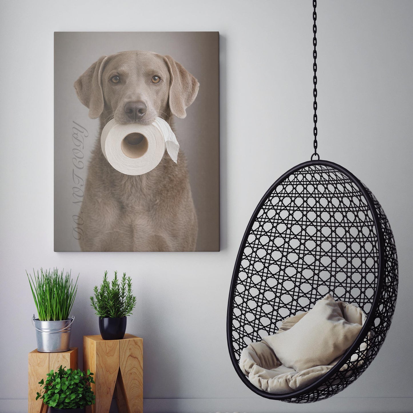 Weimaraner Dog Toilet Paper