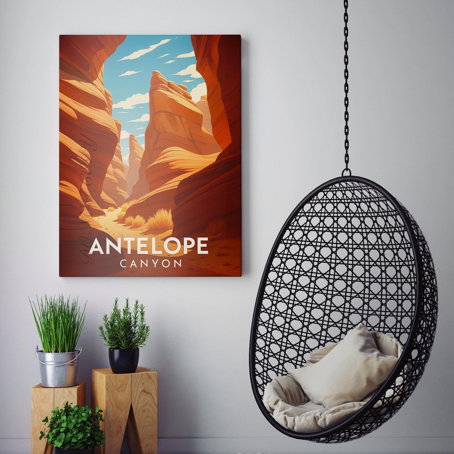 Antelope Canyon Travel Poster