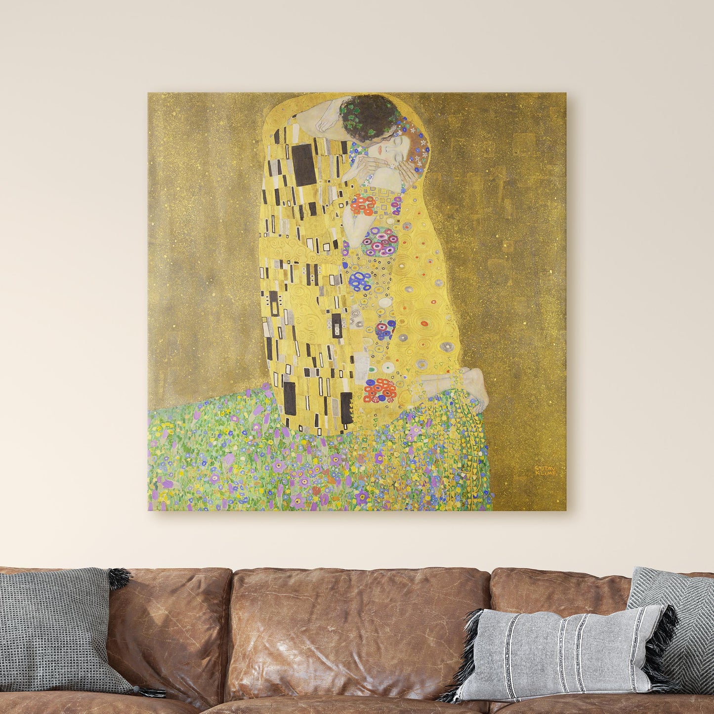The Kiss, 1907-1908 by Gustav Klimt