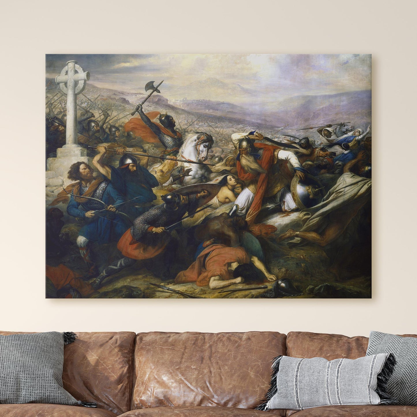 Charles de Steuben - Bataille de Poitiers en Octobre 732 (Battle of Poitiers in October 732)