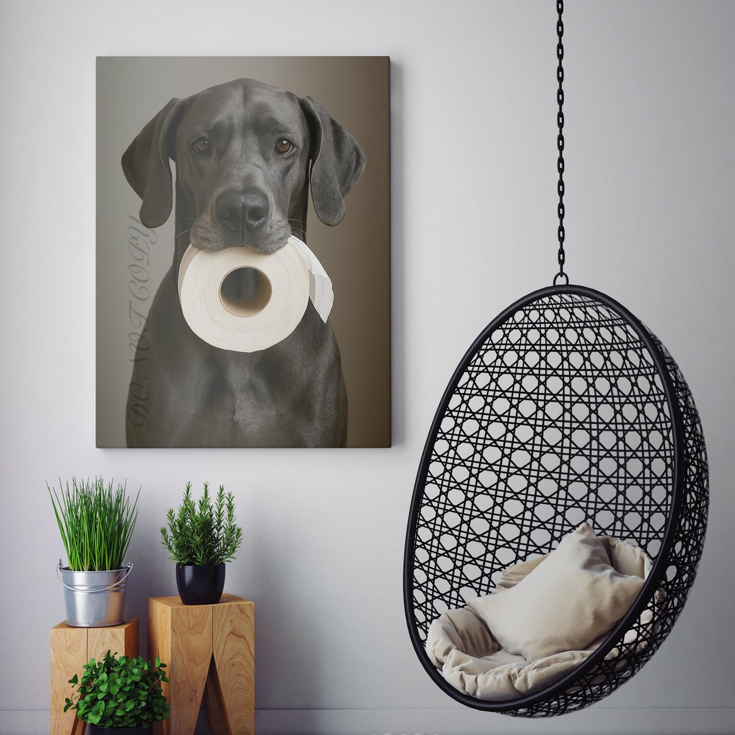 Great Dane Dog Toilet Paper