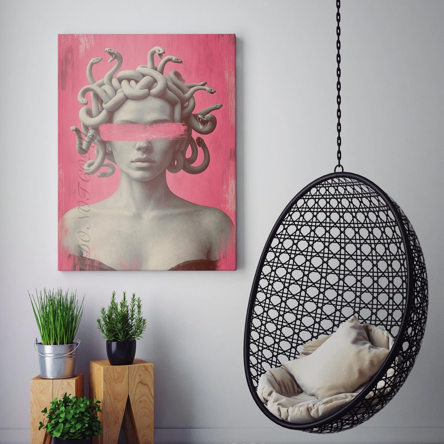 Medusa Pink Brushstroke