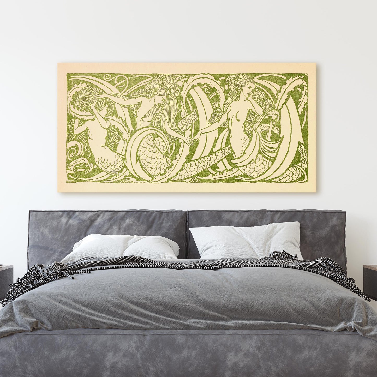Art Nouveau Mermaid Illustration
