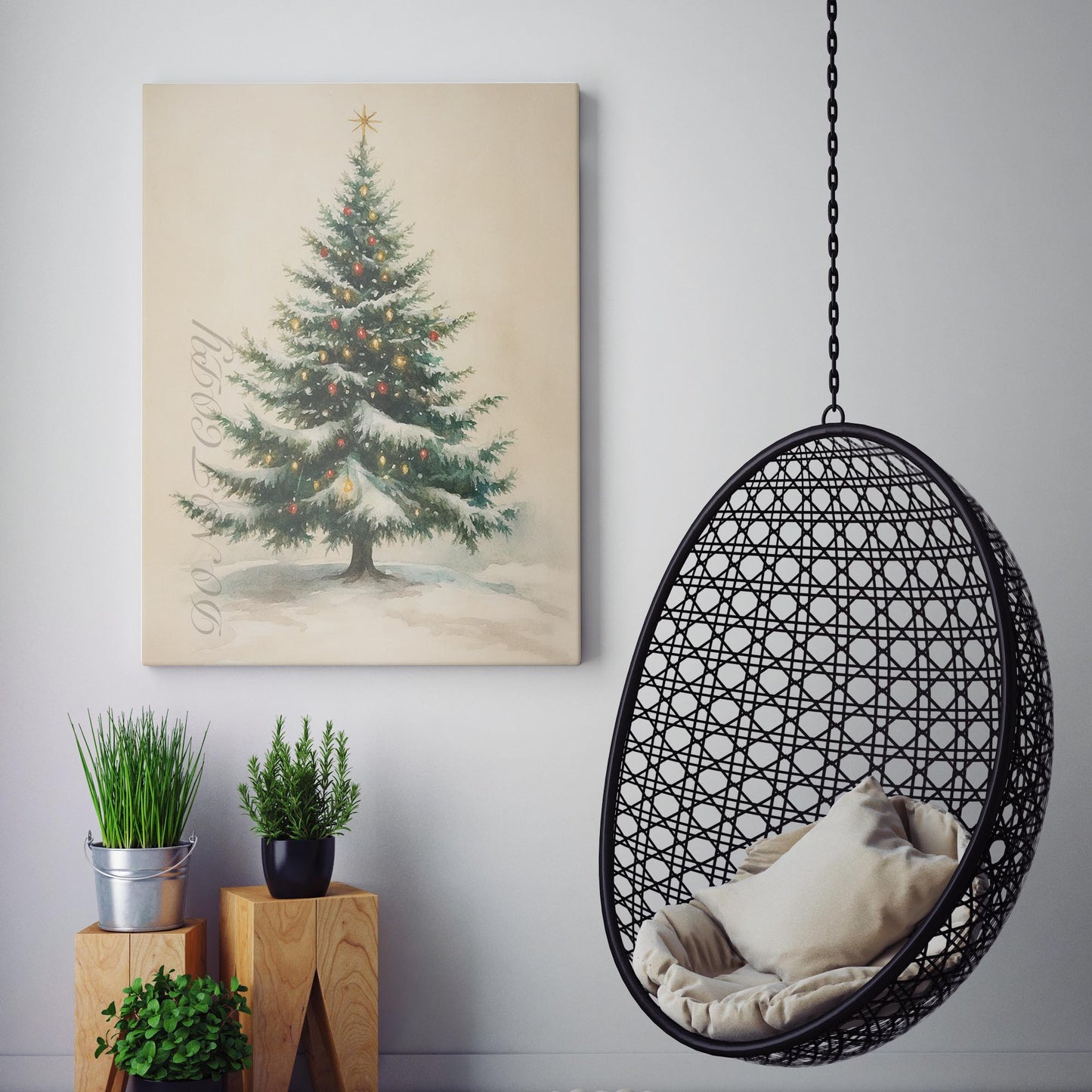 Snowy Christmas Tree