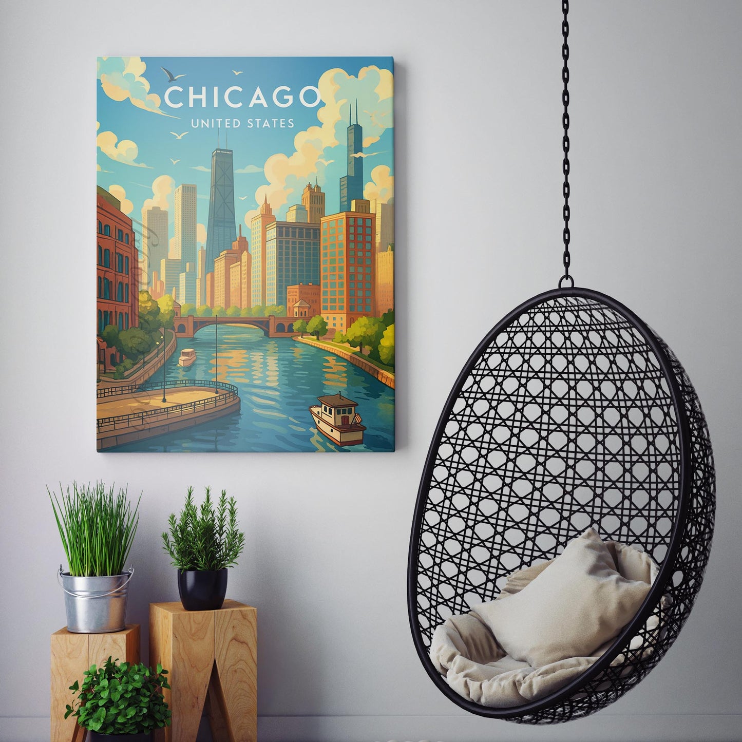 Chicago Travel Poster