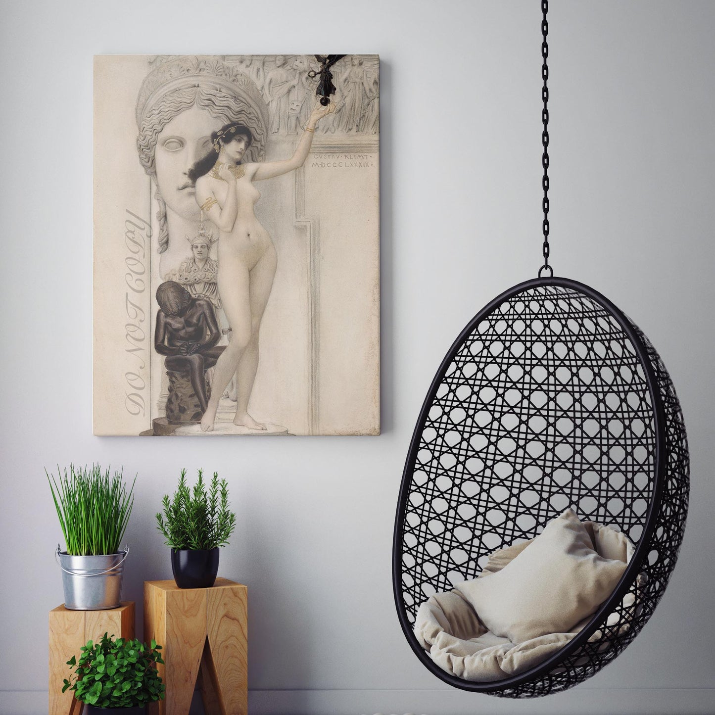 Allegory of Sculpture by Gustav Klimt