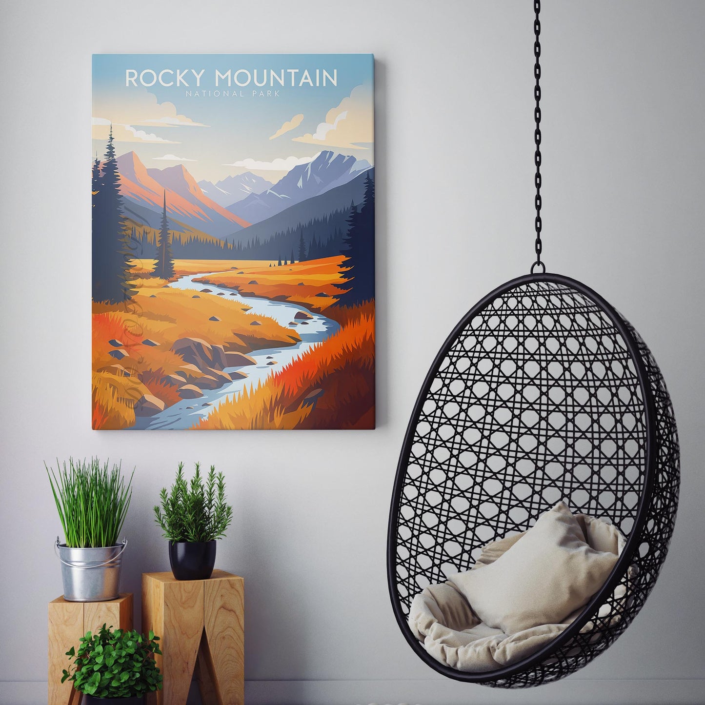 Rocky Mountain Travel Poster