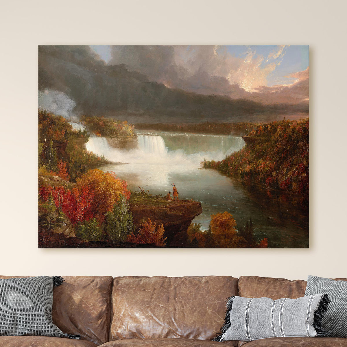Distant View of Niagara Falls, 1830 - Thomas Cole