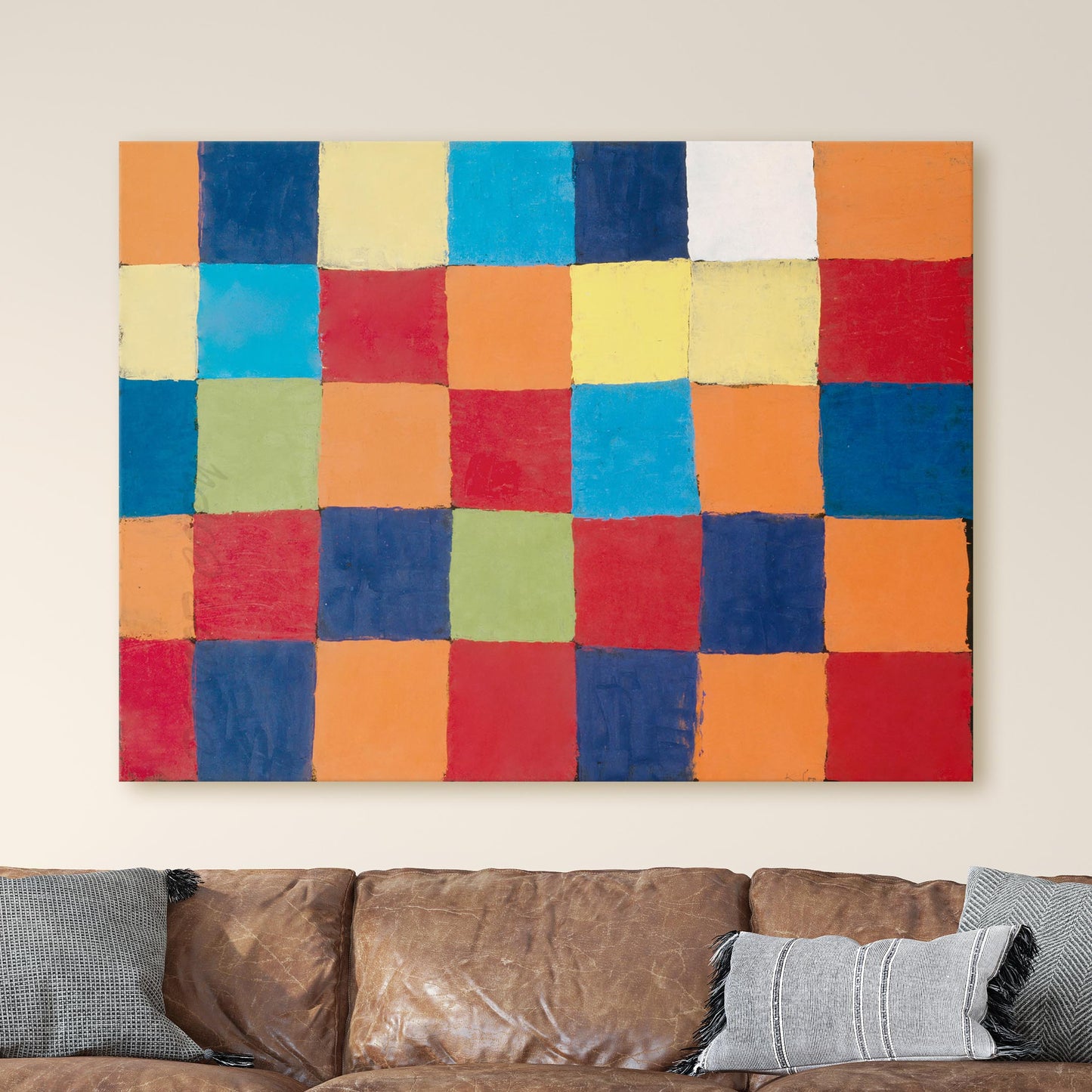 Qu 1 Color Chart (1930) by Paul Klee