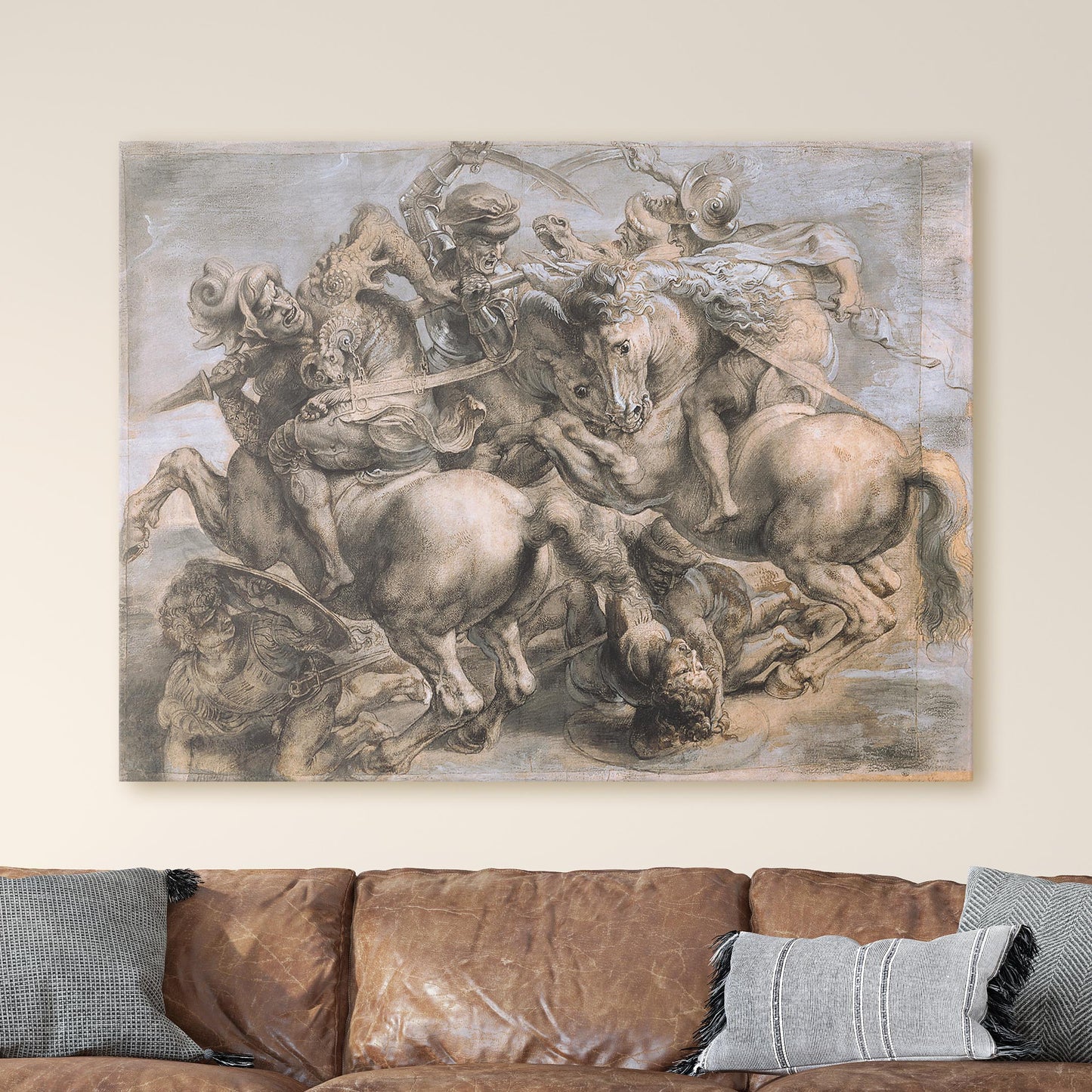 The Battle of Anghiari - Peter Paul Rubens