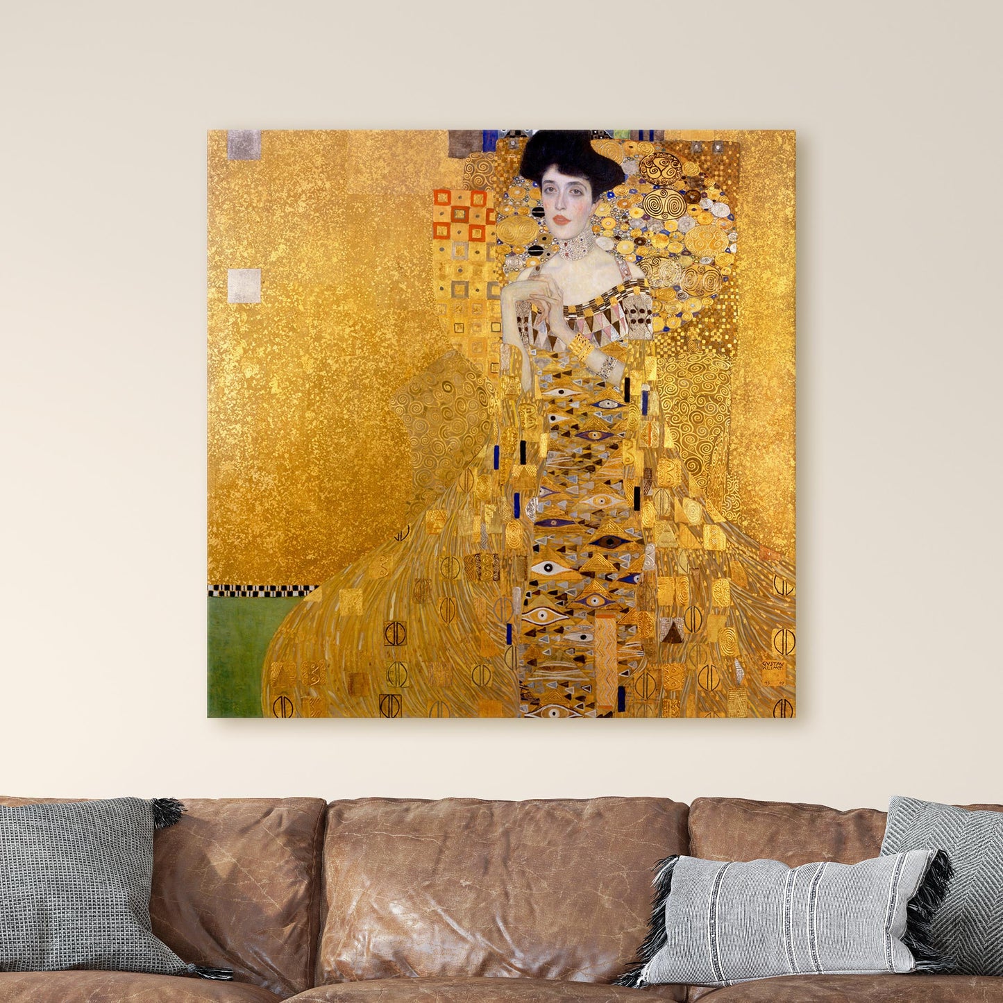 Portrait Of Adele Bloch-Bauer I, 1907 by Gustav Klimt