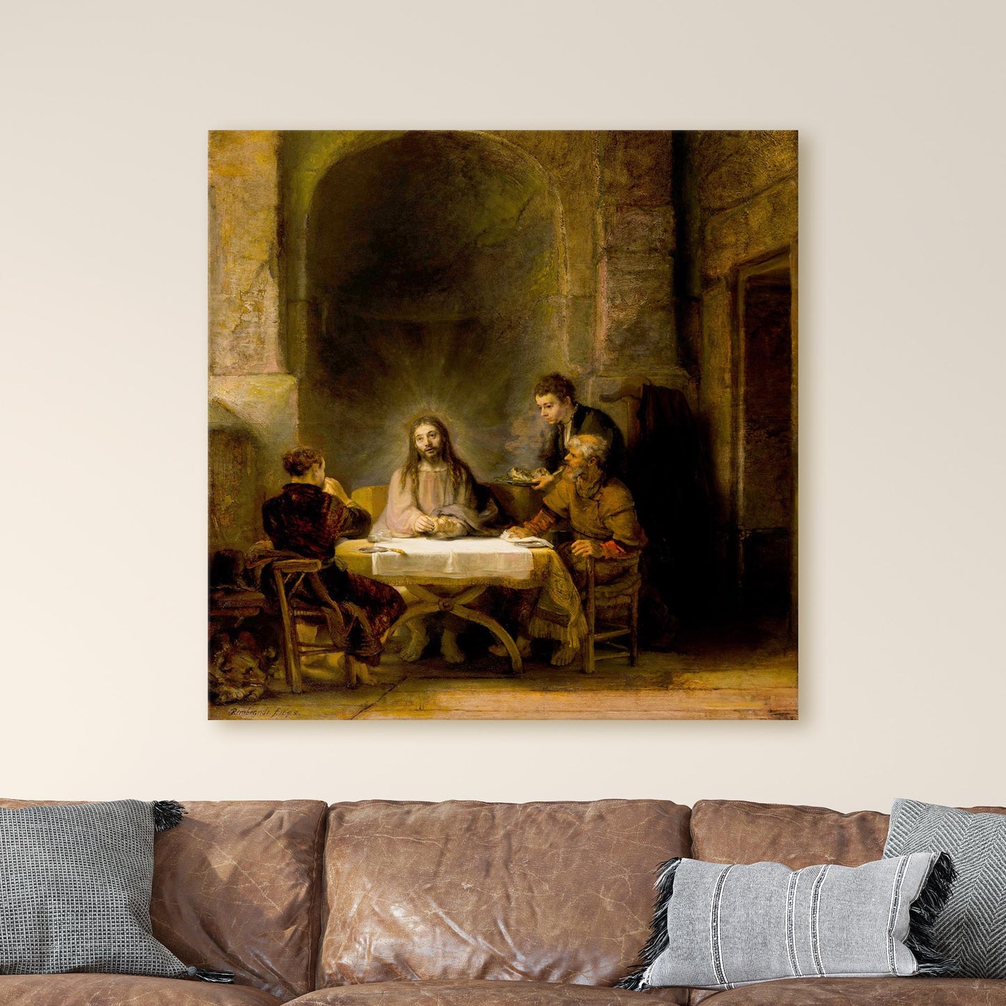 The Supper at Emmaus, 1648 by Rembrandt