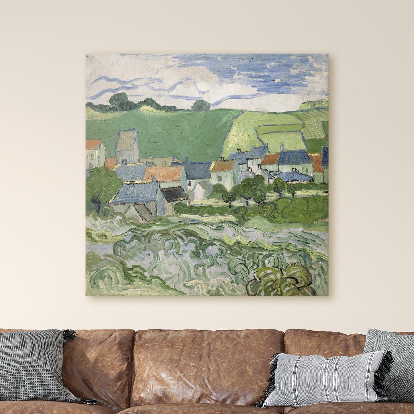 View of Auvers by Van Gogh