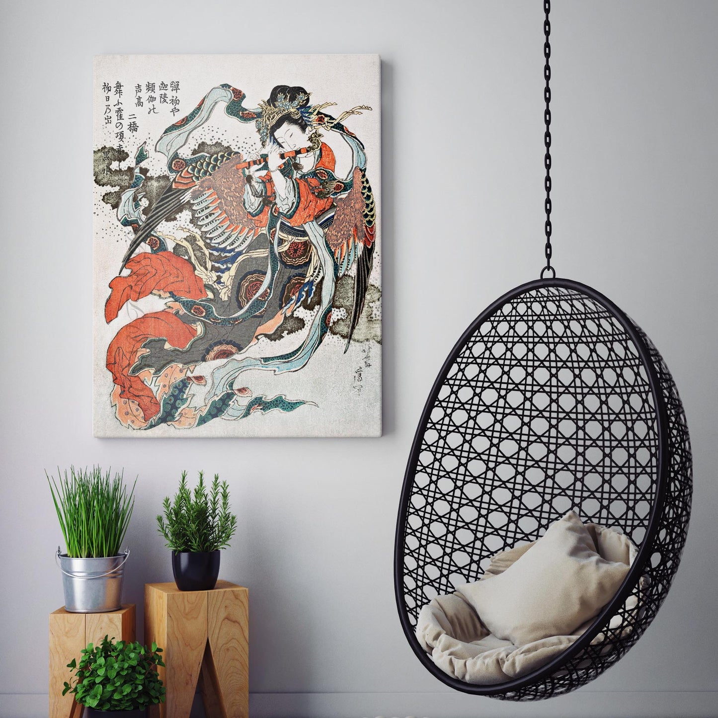 Japanese Woman by Hokusai