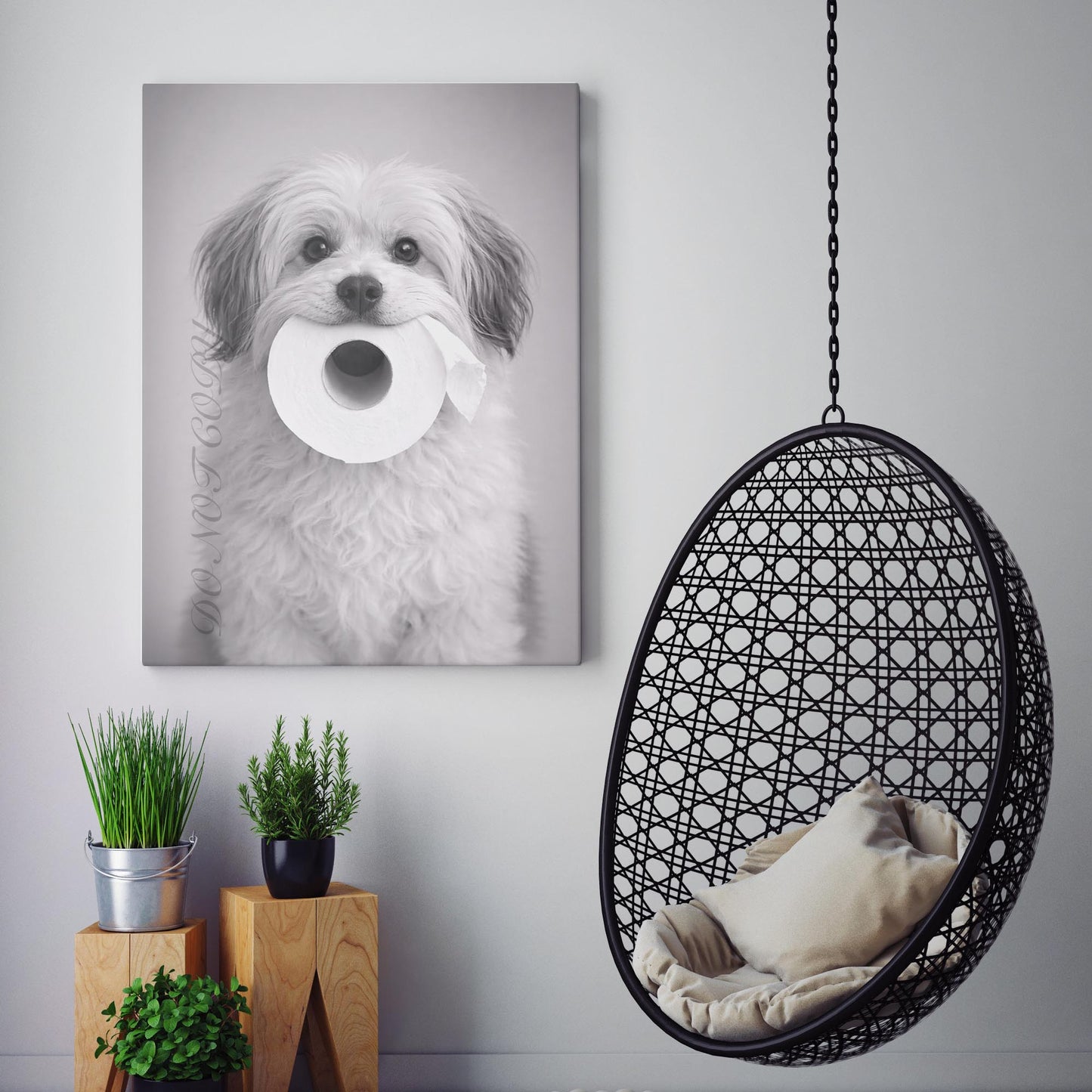 Havanese Dog Toilet Paper