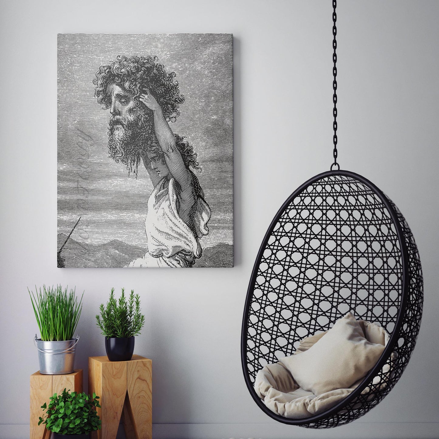 David Slays Goliath by Gustave Dore