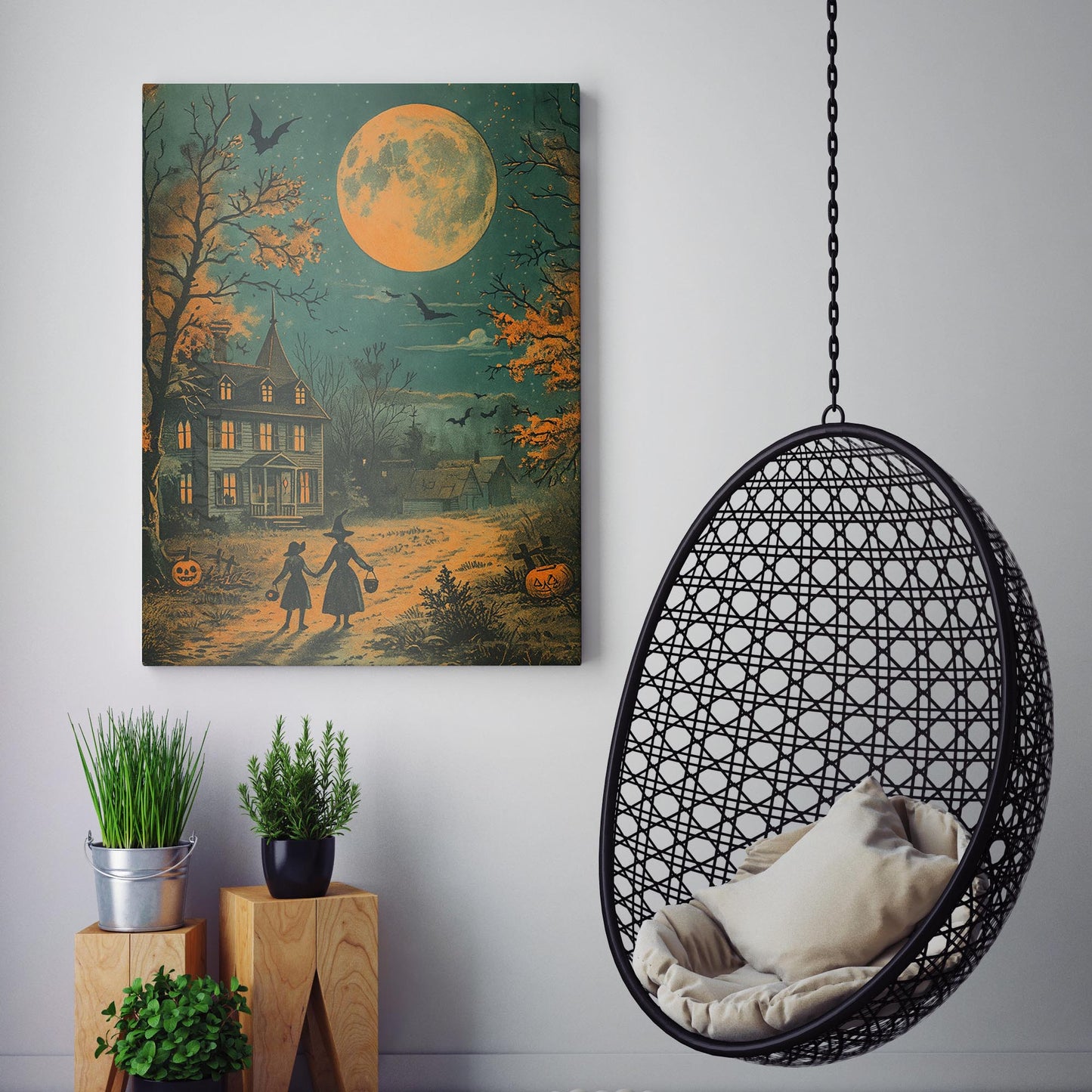 Trick or Treat at Haunted House