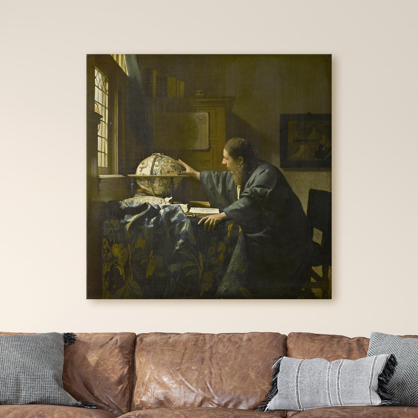 The Astronomer 1668 by Johannes Vermeer