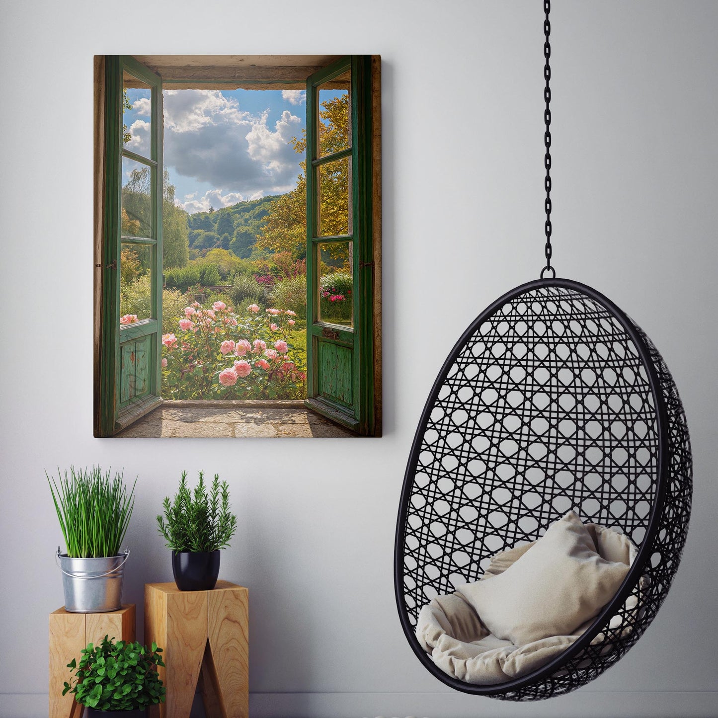 Open Window To The Garden