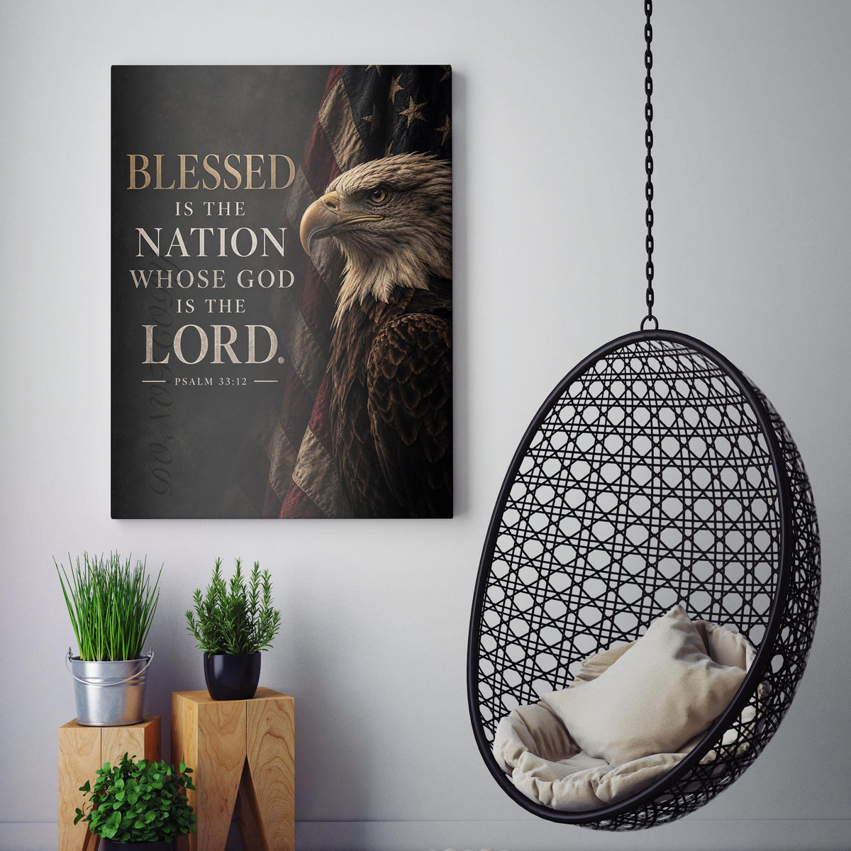 Blessed Is The Nation Whose God Is The Lord - Psalm 33 Verse 12