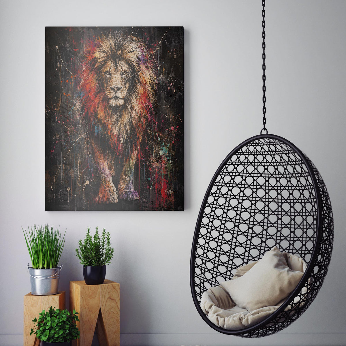 Technicolor Lion