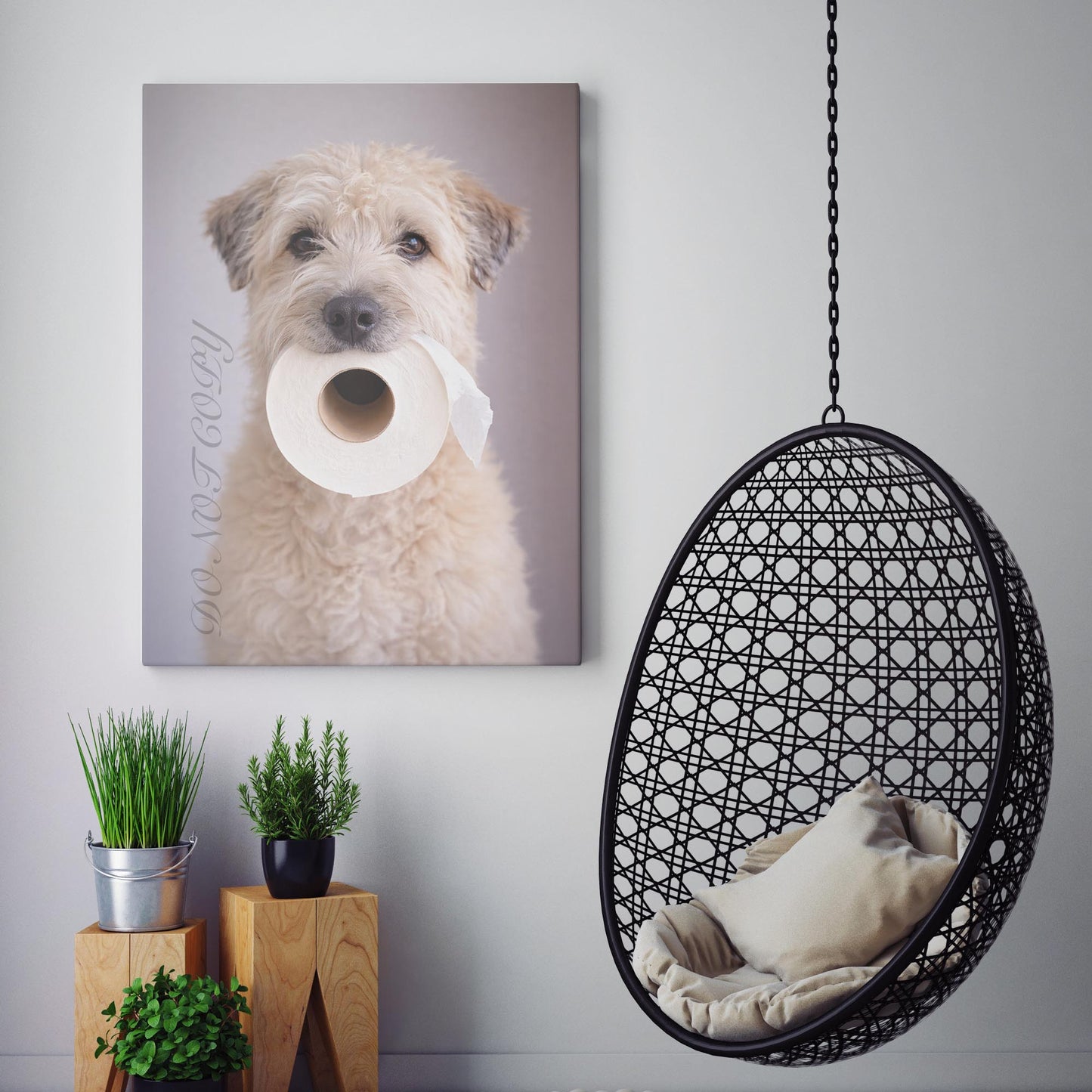 Soft Coated Wheaten Terrier Dog Toilet Paper