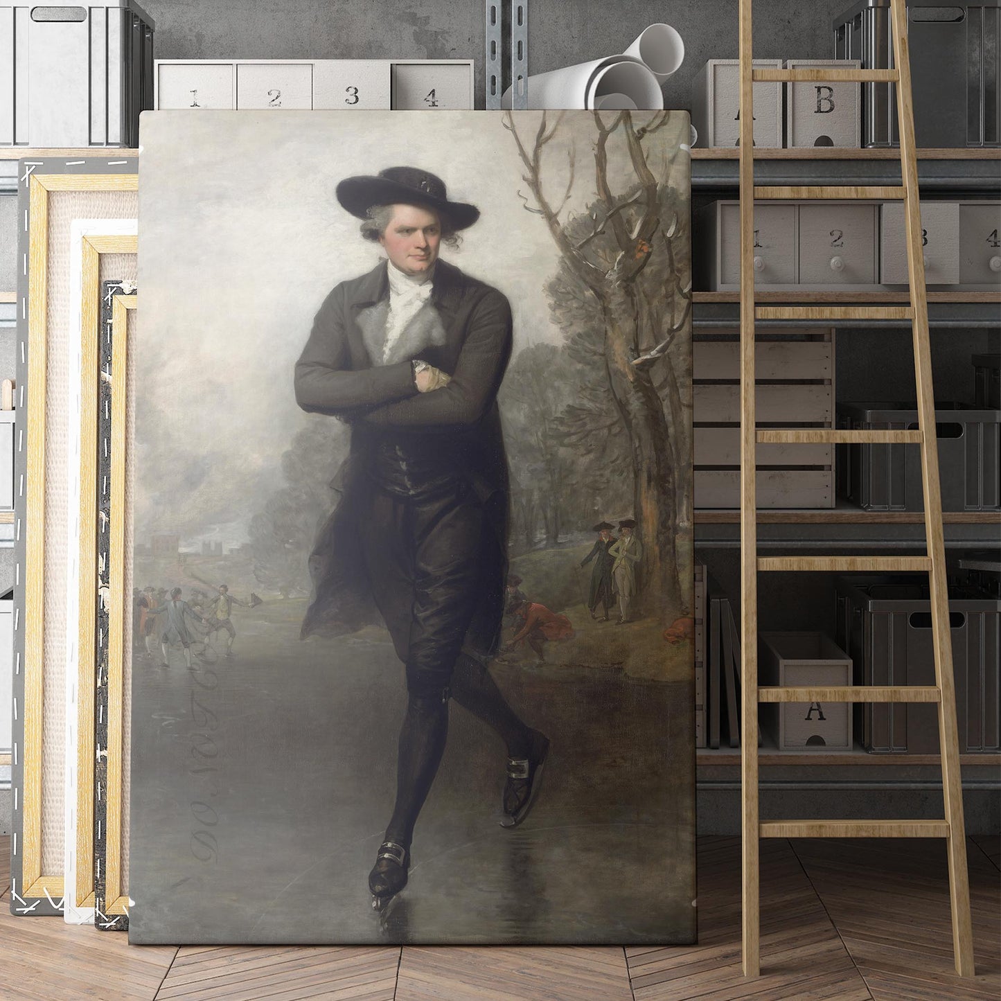 The Skater (Portrait of William Grant) by Gilbert Stuart
