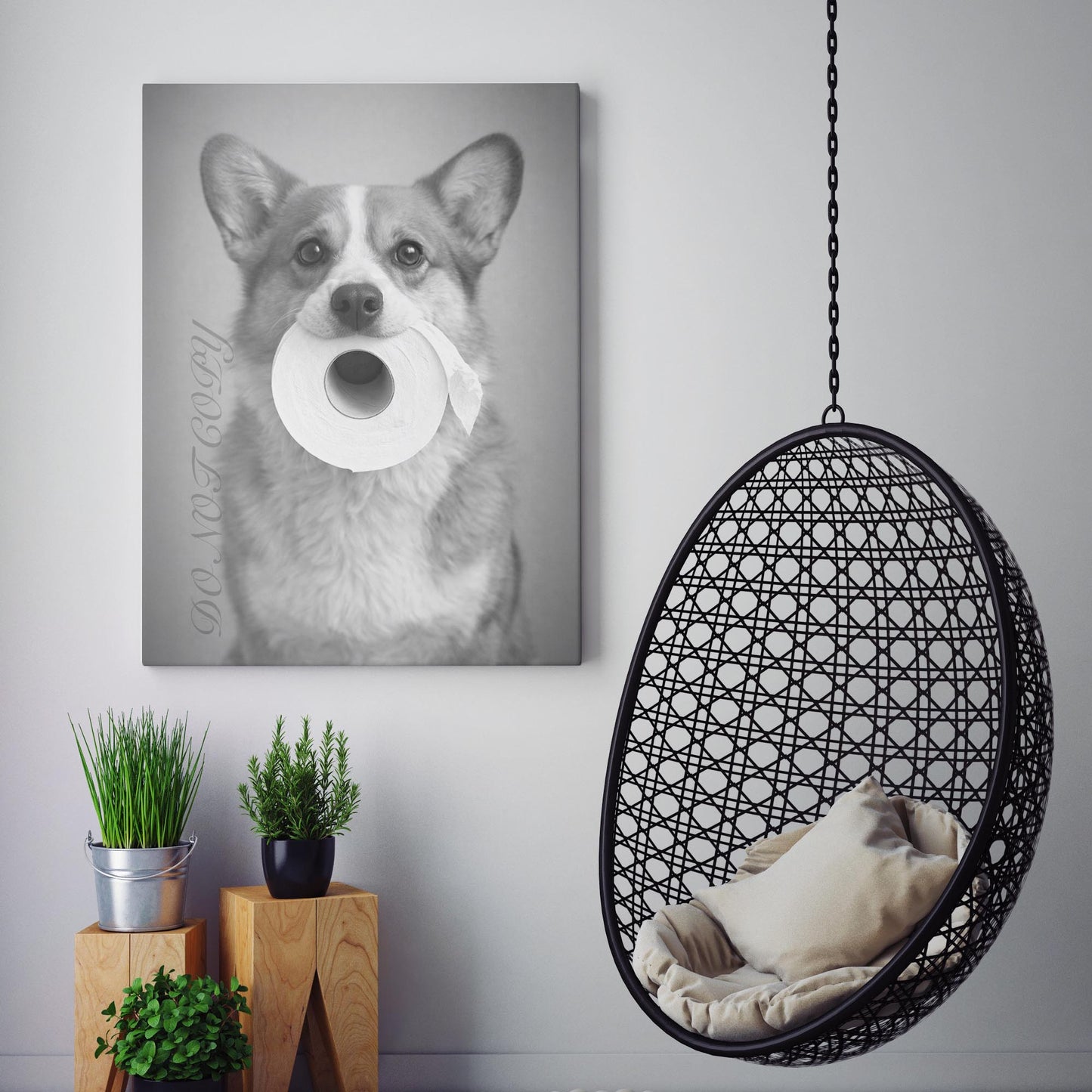 Pembroke Welsh Corgi Dog Toilet Paper