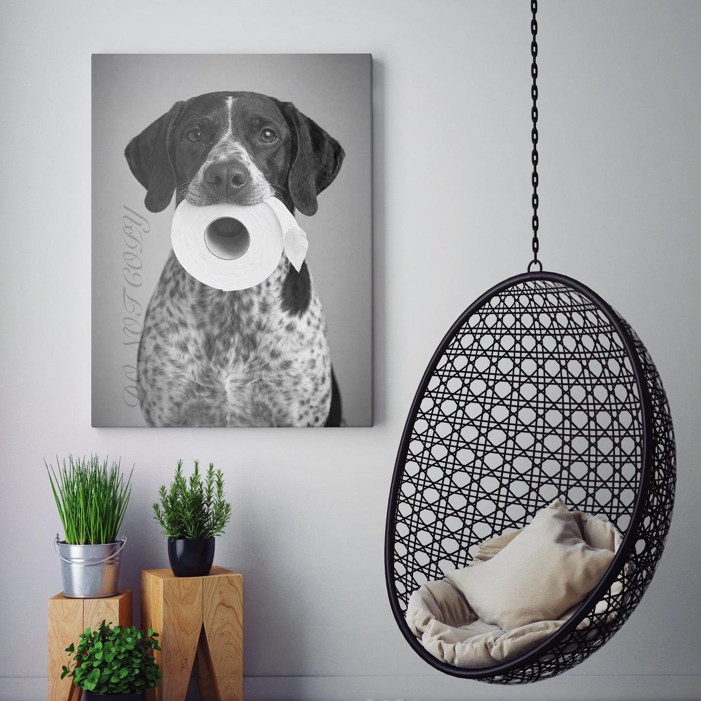 German Shorthaired Pointer Dog Toilet Paper