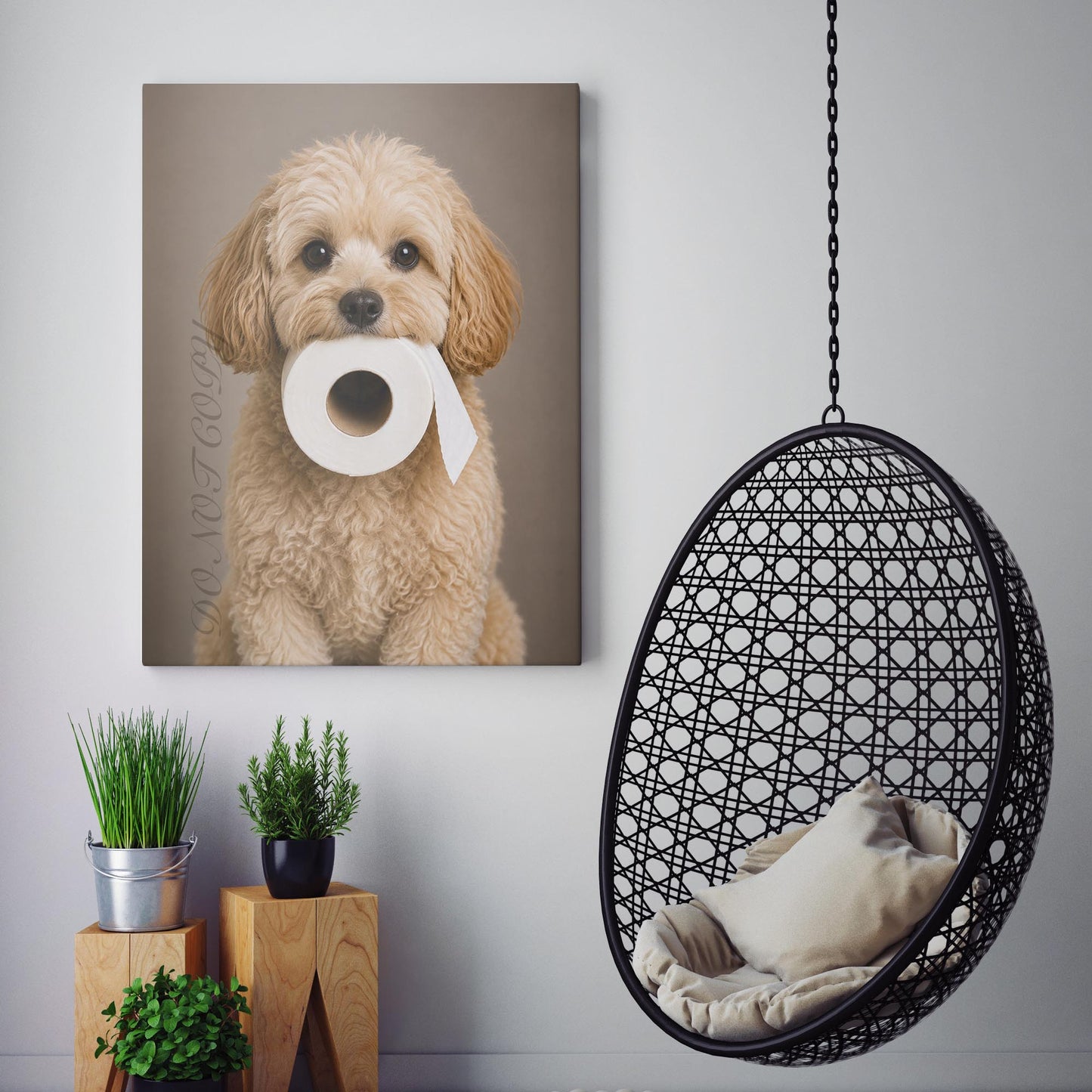 Maltipoo Dog Toilet Paper
