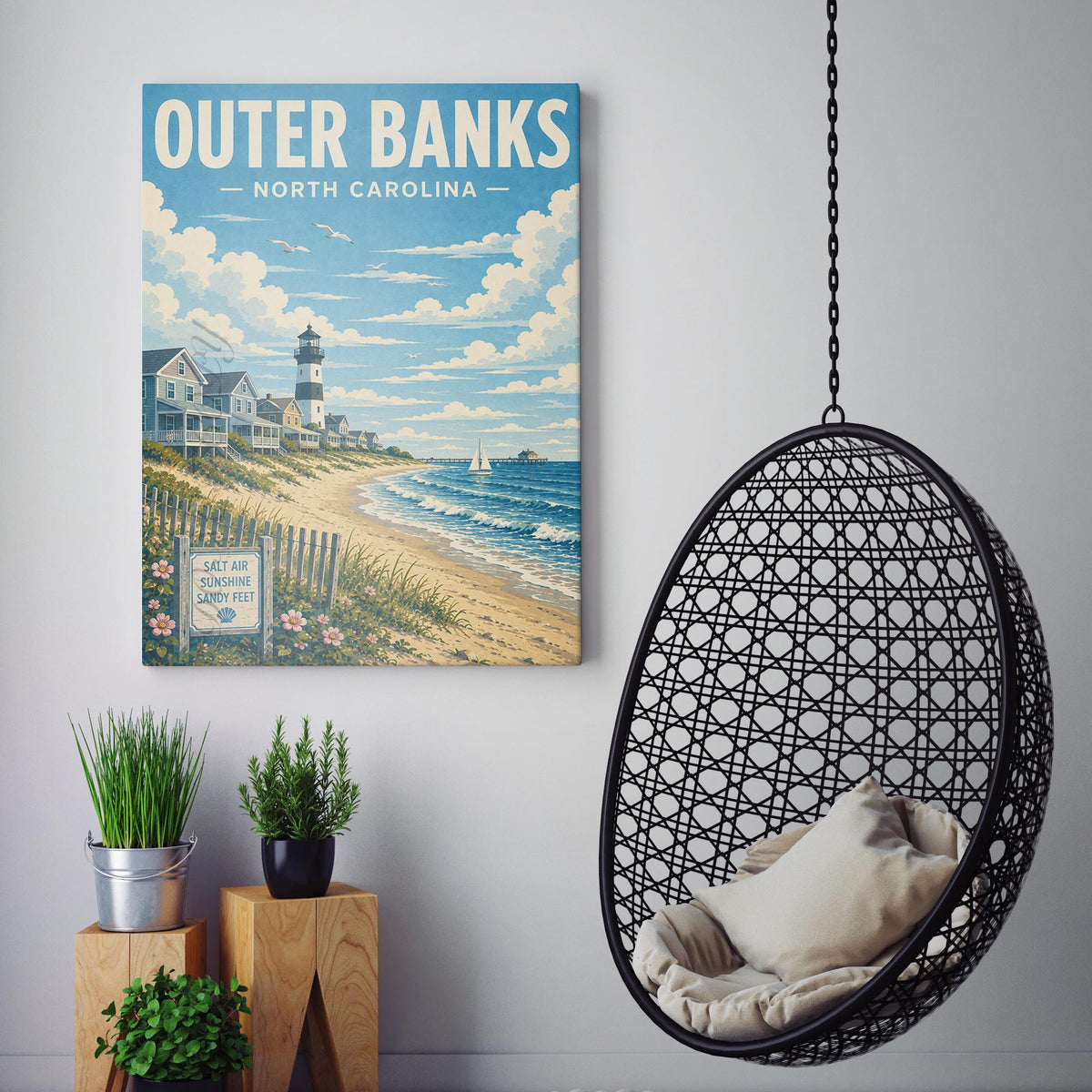Outer Banks North Carolina Travel Poster