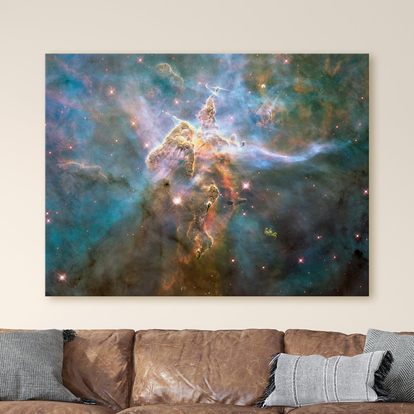 Mystic Mountain in Carina Nebula (NASA Hubble Space Telescope)
