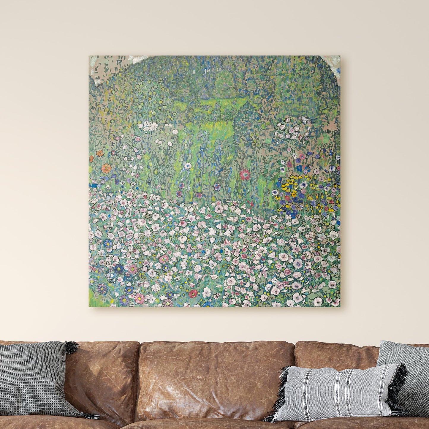 Garden Landscape on the Hill by Gustav Klimt