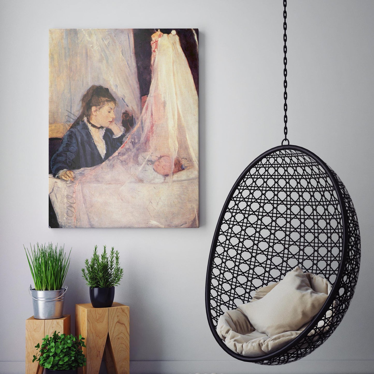 The Cradle by Berthe Morisot