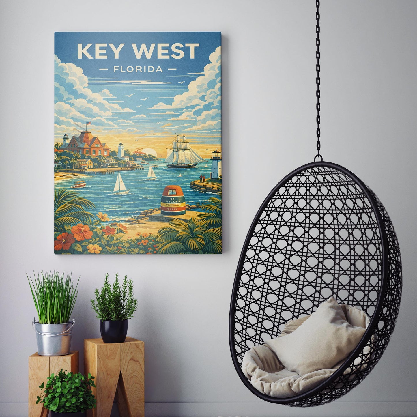 Key West Florida Travel Poster
