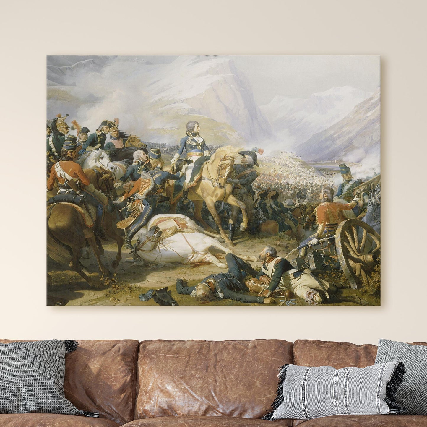 Napoleon at the Battle of Rivoli