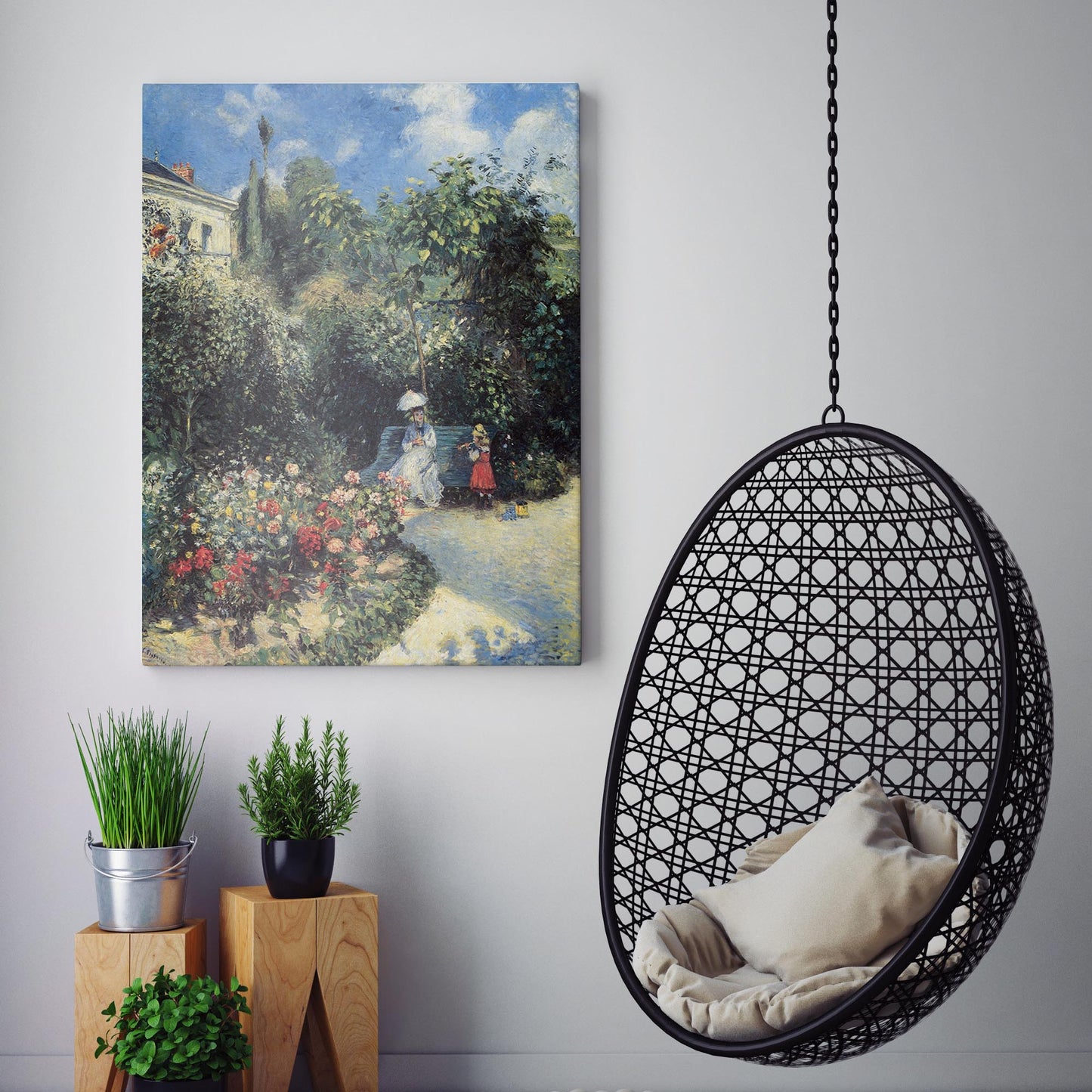 The Garden of Pontoise by Camille Pissarro