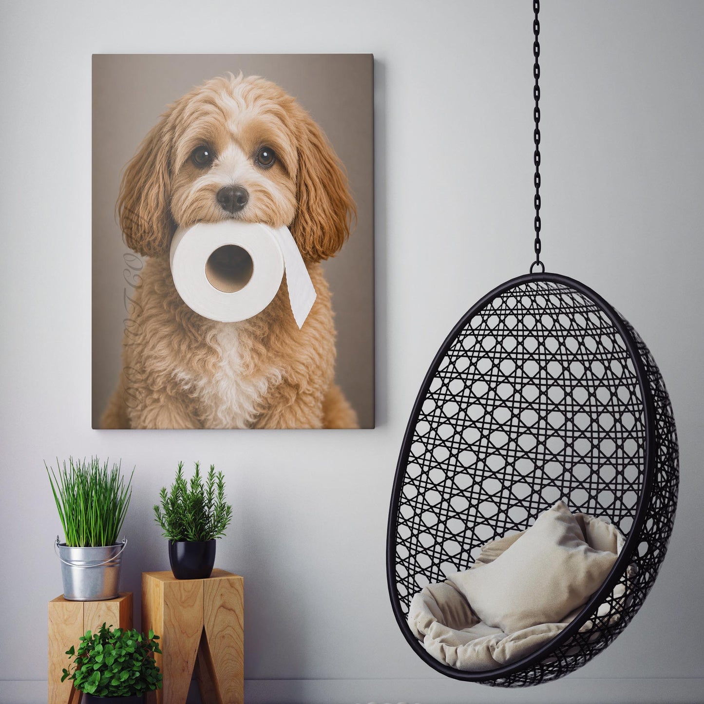 Cavapoo Dog Toilet Paper