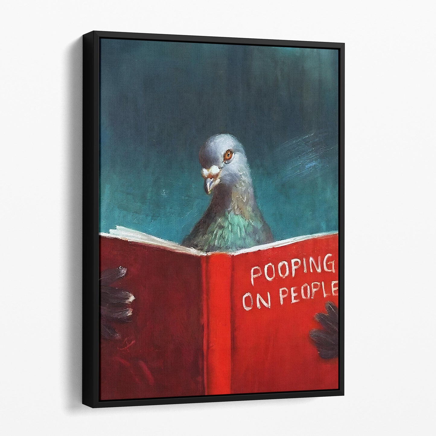 Pigeon Reading Pooping On People Book