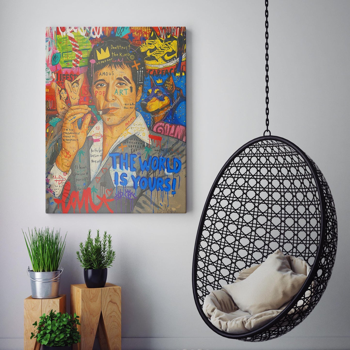 Banksy Scarface The World Is Yours